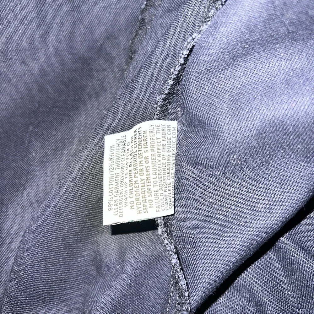 Vintage Workrite FR Work Jacket Mens L Full Zip Canvas Bomber ATPV